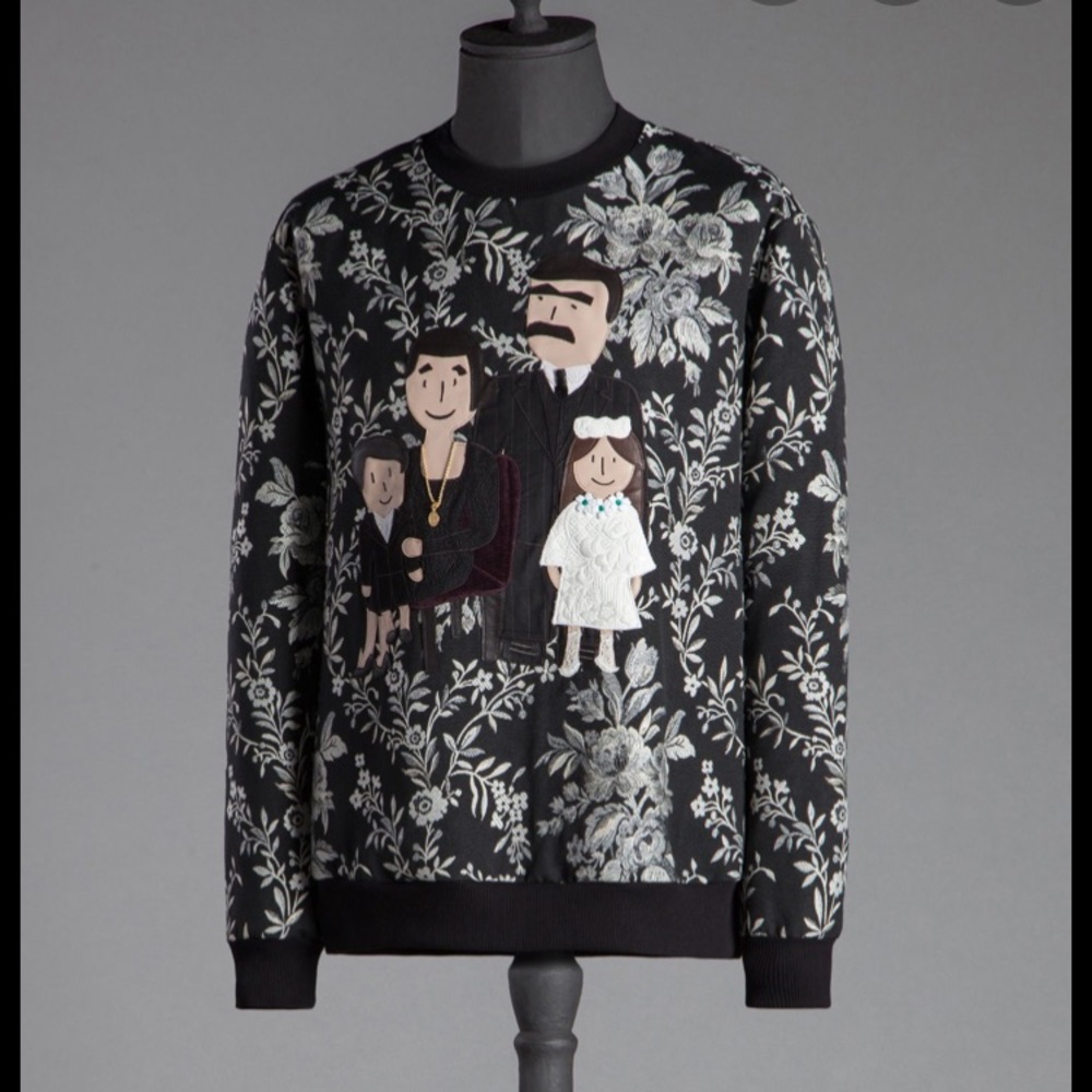 Dolce & Gabbana family patches sweater